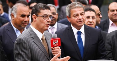 وزير الرياضة يشارك فى احتفالية اليوم العالمى للإعاقة بالنادى الأهلي