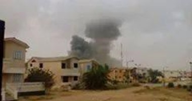 مصادر أمنية: 13 شهيدا من القوات المسلحة بحادث العريش الإرهابى و3 مدنيين