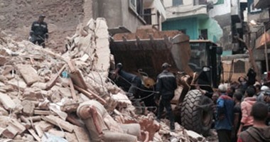 انهيار عقار بدمنهور دون حدوث إصابات