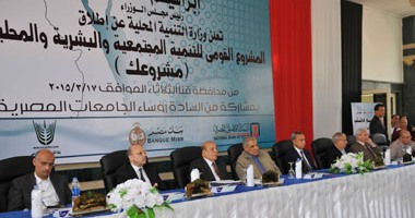 محلب يطلق مبادرة "مشروعك" بقنا لتوفير فرص عمل فى مجال الصناعات الصغيرة
