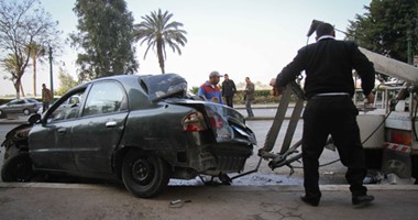 مصرع شخصين فى حادث تصادم على الطريق الزراعى بالبحيرة
