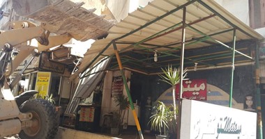 إزالة الإشغالات من شوارع حى شرق الإسكندرية