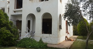 بالصور.. تفاصيل تفجير شاليه الدكتور على جمعة ببحيرة قارون