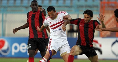 الشوط الأول.. تقدم الزمالك على الداخلية بهدف الحاوى