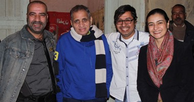 بالصور.. محمد سعد من كواليس "حياتى مدلدلة": الفيلم رعب كوميدى