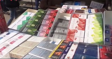 ضبط 55 ألف علبة سجائر مجهولة المصدر و 2400 عبوة عصير منتهية الصلاحية بالدقهلية 