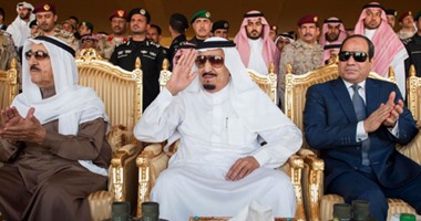 بالصور.. السيسي والملك سلمان يشهدان المرحلة الرئيسية لـ"رعد الشمال"