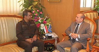 محافظ دمياط يبحث مجالات التعاون بين المحافظة وجهاز الخدمة الوطنية