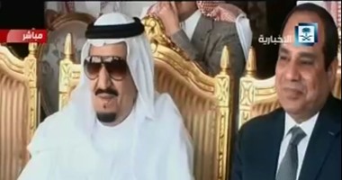 السيسى يصل مقر المناورة الختامية لـ"رعد الشمال" بالسعودية