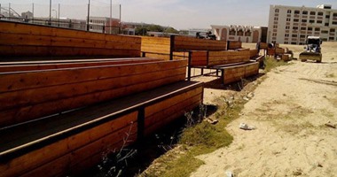 120 مدرجا جديدا للجمهور بملاعب جامعة قناة السويس