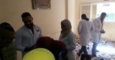 بالصور.. اتحاد صيدلة طنطا ينظم قافلة طبية بالمحلة