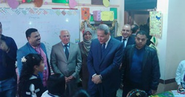 بالصور.. وزير التعليم يفتتح مدرسة الشهيد محمد صبرى فى بور سعيد‎
