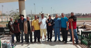 صحافة المواطن: بالصور.. انطلاق مبادرة شبابية لتطوير مركز شباب الشيخ زايد