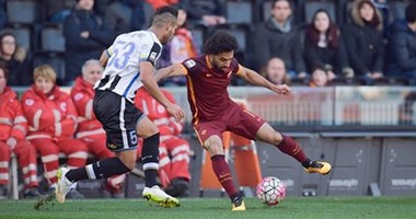 بالفيديو.. محمد صلاح يتألق فى فوز روما "القياسى" على أودينيزى