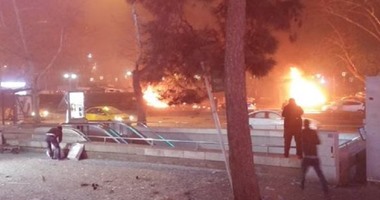 انفجار ضخم داخل مبنى تجارى بمدينة أنطاليا جنوب تركيا 