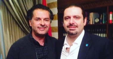 راغب علامة ينشر صورة مع سعد الحريرى على "تويتر"