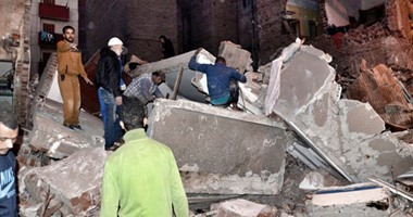 انهيار عقار من 4 طوابق بالإسماعيلية