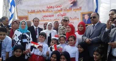 بالصور.. تدشين حملة "خلو بالكم من بلدكم" بمدارس بيلا بكفر الشيخ