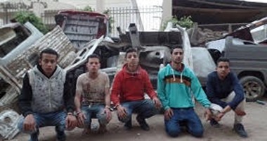 ضبط تشكيل عصابى لسرقة السيارات من أسفل المنازل ببنها