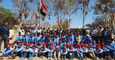 بالصور.. مهرجان كشفى لتلاميذ جنوب سيناء بالأغانى والهوايات السيناوية