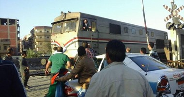 مصرع مسن صدمه قطار بدسوق فى كفر الشيخ