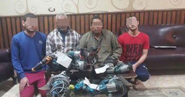 ضبط تشكيل عصابى تخصص فى سرقة ورش النجارة بالغربية