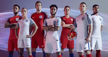 بالصور.. إنجلترا تكشف عن قميص يورو2016