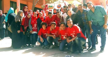 الاتحاد المصرى لطلاب الصيدلة يطلق حملة توعية بأهمية التبرع بالدم بمعهد الدلتا