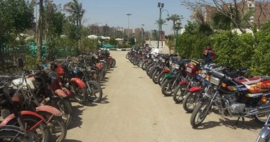 ضبط 10 متهمين بسرقة الدراجات البخارية فى المنيا