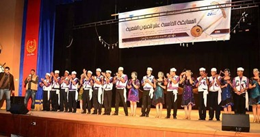 فرقة الإسماعيلية للفنون الشعبية تُشارك فى احتفالات جنوب سيناء بعيدها القومى