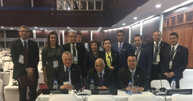 الوفد المصرى فى زامبيا يصل قاعة مؤتمر الاتحاد البرلمانى الدولى