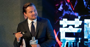 بالصور.. ليوناردو دى كابريو فى مؤتمر صحفى لفيلم "Revenant" فى بكين