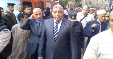 وصول مساعد الوزير ومدير أمن المنوفية لبركة السبع لحضور جنازة الشهداء