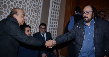 نجوم الفن فى عزاء شقيق صلاح عبدالله