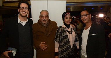 منة شلبى وهالة خليل وخالد أبو النجا فى العرض الخاص لفيلم "نوارة"