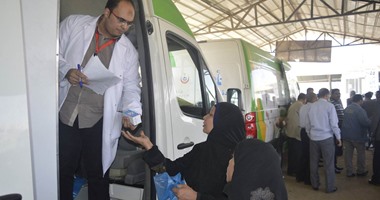 "صحة البحيرة": الكشف على 944 مريض خلال قافلة طبية بصحراوى البحيرة