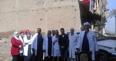 حملة لتحصين الحيوانات ضد مرض الحمى القلاعية بالقليوبية