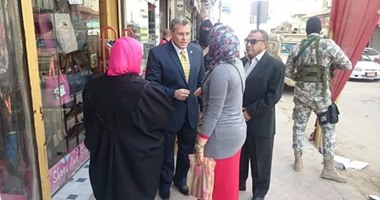 بالصور.. مدير أمن شمال سيناء يتفقد شوارع العريش
