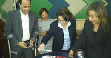 بالصور.. صفاء حجازى تحتفل بتعاون "راديو مصر" مع bbc عربى