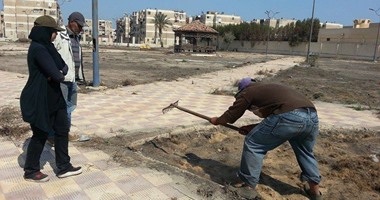 بالصور.. استمرار أعمال تطوير الحديقة الدولية بضواحى بورسعيد