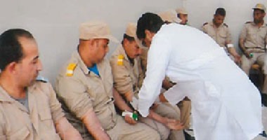 بالصور.. طلاب معهد أمناء الشرطة يتبرعون بدمائهم للمرضى