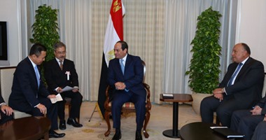 نائب وزير الاقتصاد اليابانى للسيسى: عازمون على تقديم التكنولوجيا لمصر