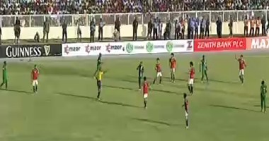 بالفيديو.. أخطر فرصة للمنتخب المصرى بتسديدة من كوكا