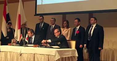 بالصور.. خلال المنتدى المصرى اليابانى.. توقيع مذكرات تفاهم  لتوليد الكهرباء وتحلية مياه البحر بمطروح وإنشاء محطة توليد غازية..سحر نصر:مصر تضع استراتيجية الطاقة الشمسية لتأهيلها كدولة منتجة بحلول 2030