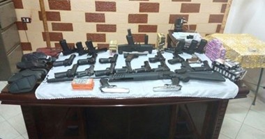 ضبط أسلحة فى شقة سكنية بالعريش