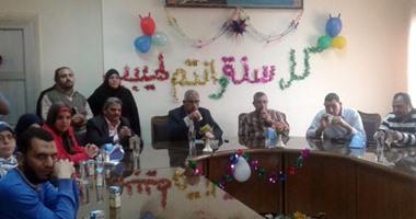 بالصور.. "مياه الفيوم" تحتفل بالأيتام بمحطة العزب الجديدة