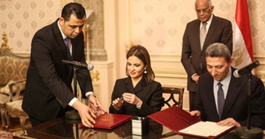 بالصور.. برتوكول تعاون بين مجلس النواب ووزارة التعاون الدولى