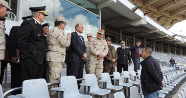 استعدادا لمباراة مصر ونيجيريا.. استنفار أمنى ببرج العرب.. وتمشيط محيط الاستاد بالكلاب البوليسية.. الداخلية: لن نسمح بالخروج عن النظام.. وتهيب بالمشجعين الظهور بمظهر رياضى مشرف يليق بمصر