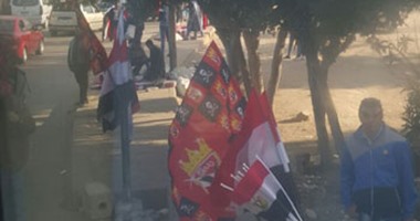 الجماهير ترفض أعلام الاهلى والزمالك فى مباراة المنتخب ونيجيريا
