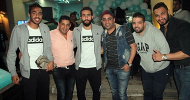 نجوم الزمالك يحتفلون بافتتاح كافيه "جنش" وعيد ميلاد "صلاح"
